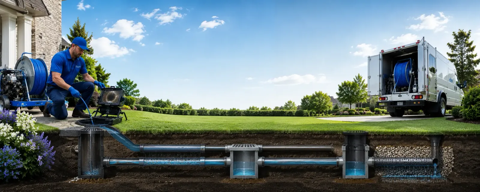 Outdoor drain cleaning information for Pingree, ID